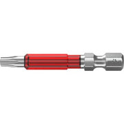Wiha TY-slagbits 49 mm rød 1/4" TORX® T30, 5 stk i boks