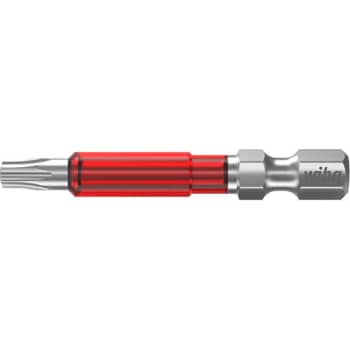 Wiha TY-slagbits 49 mm rød 1/4" TORX® T30, 5 stk i boks