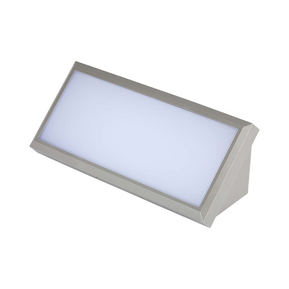 12W LED Landskab Udendørs - Soft Lys Medium, 3000K, Grå, Hus, IP65, RA80