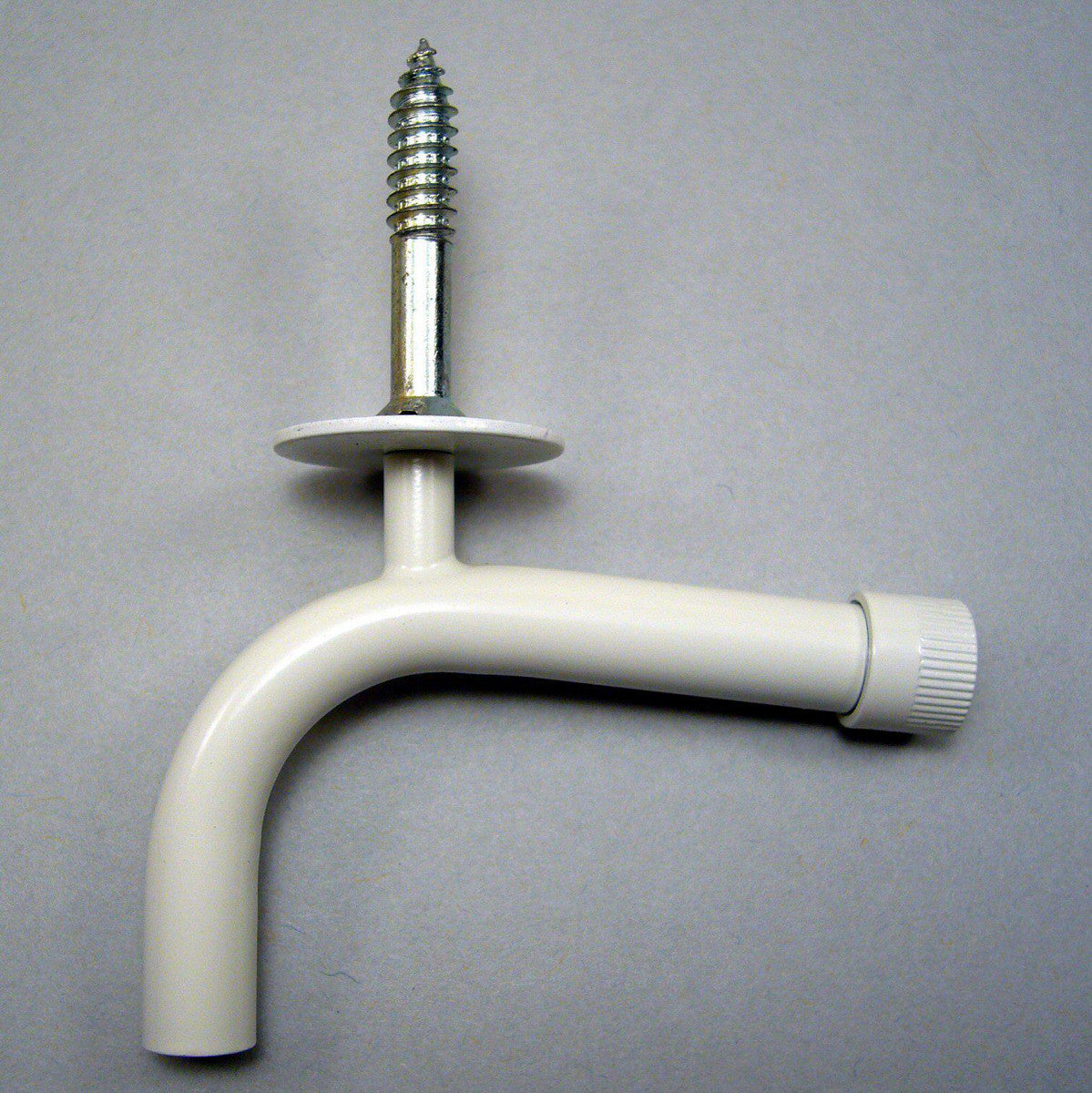 Svanehals med træskrue 5,5X30mm hvid