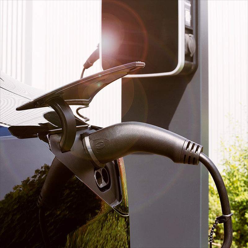 Spiral ladekabel til elbil - 11kW, 20A, 3-faset, type 2 (5m)