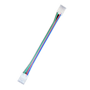 LED strip samler med ledning - 12mm, RGB+CCT COB, IP20, 5V-24V til fleksibel og farverig belysning