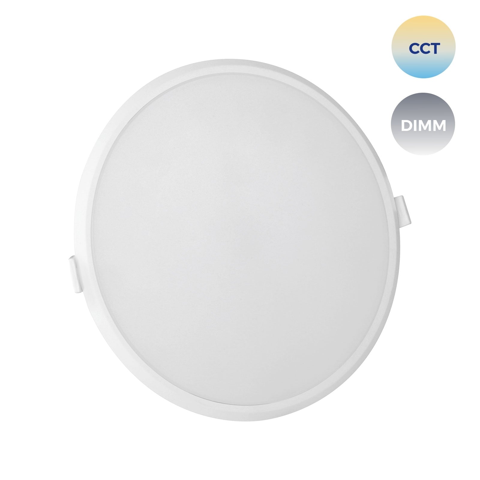 22W LED Indbygningspanel Ø215mm Med justerbar Kelvin