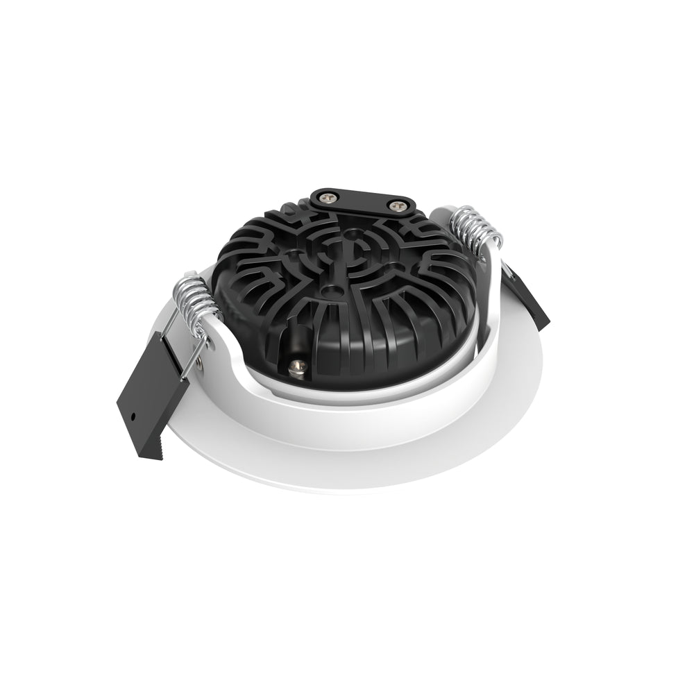 LEDlife Dim2Warm+CCT RA96, hvid indbygningsspot - Ø8,3 cm, 7W, dæmpbar, IP65, 230V