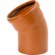 Uponor 250 mm 30 gr. PVC-kloakbøjning