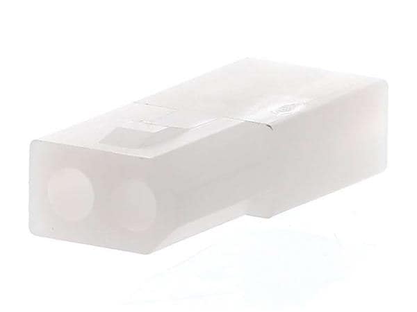 Ledning-til-ledning stikhus - 1x2pol han/hun, 3,68mm