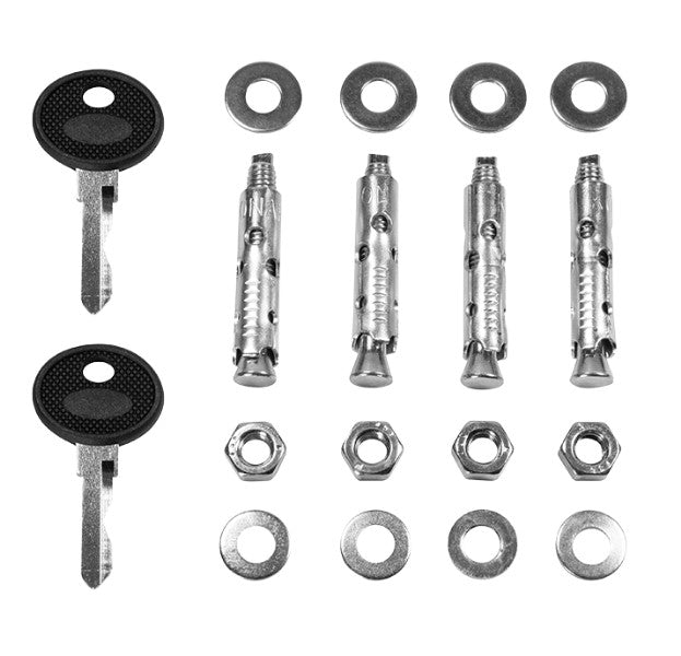 19" væg-rackskab - 9U 545 x 400, Sort