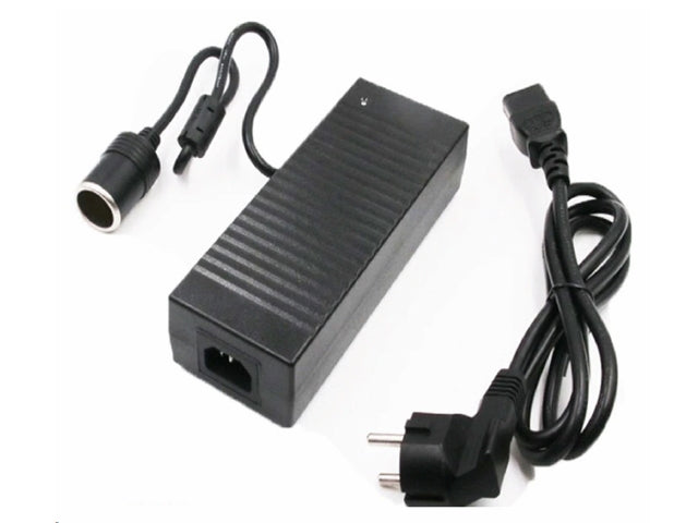Konverter m. cigarudtag - 240VAC til 12VDC / 10A (120W)