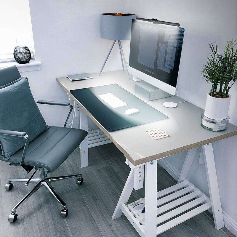 Clip-on LED skærmlampe - 3 farvetemperaturer, 120°, USB