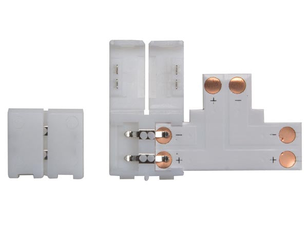 Klemmekonnektor - Til enkelfarve LED strips (PCB 10mm)