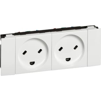 STIKKONTAKT EDB DANSK STANDARD 2P+J DOBB