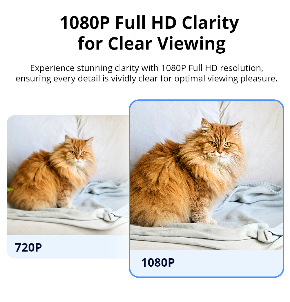 Wi-Fi AI slim overvågningskamera (2nd gen.) - 1080p
