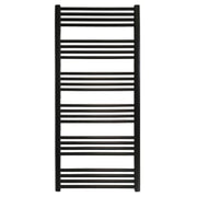 Space håndklædetørrer 1337x600mm plan sort (RAL9005)