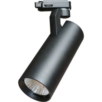 e3light Gemini LED 3F skinnespot 15W 930, 1400 lumen, 38°, sort