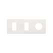 Simon 270 combi ramme 1 modul clean + 2 modul minima vandret mat hvid