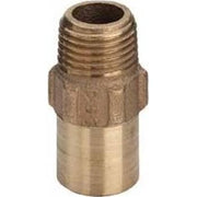 15 mm x 1/2" Lodde overgang nippel/nippel
