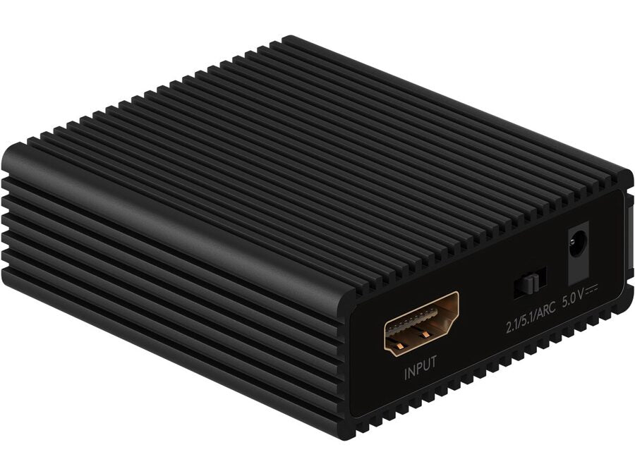 HDMI audio extractor - 2.0-/5.1-kan., ARC, S/PDIF/3.5mm