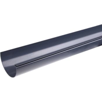 Plastmo tagrende, 10", grafit, 6 meter