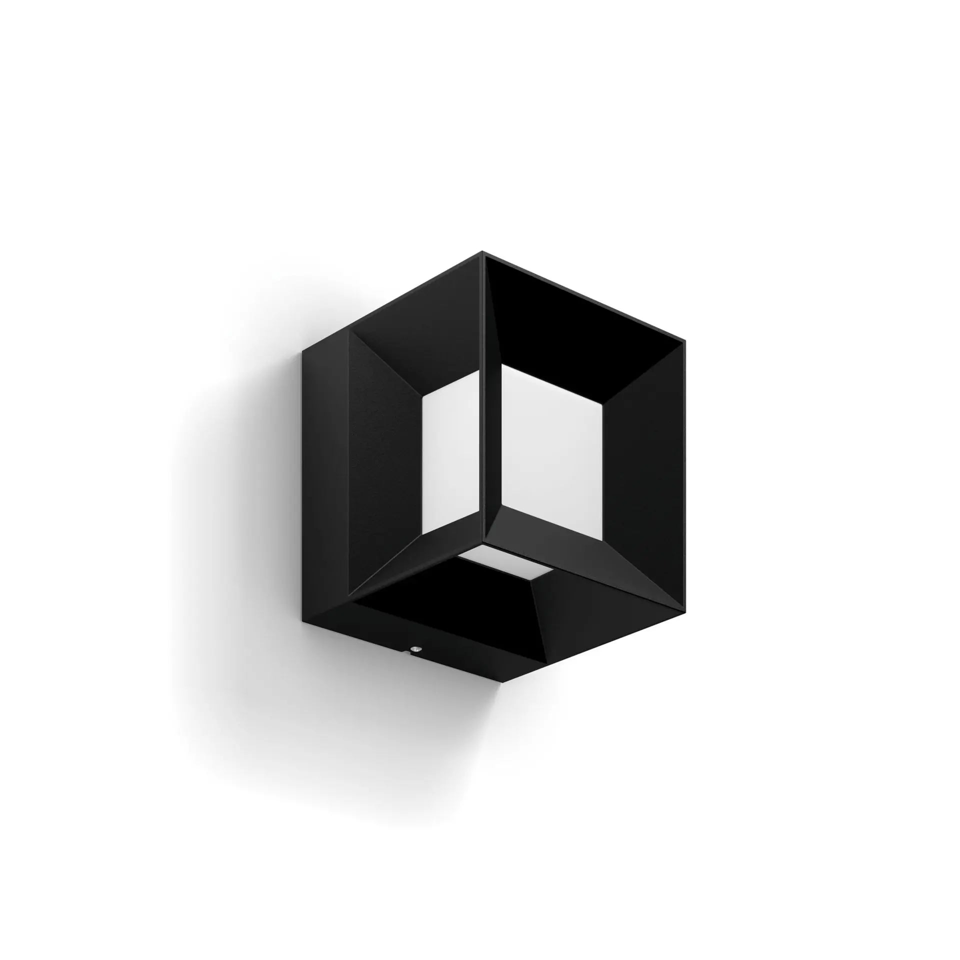 Parterre wall lantern black 1x8W 230V