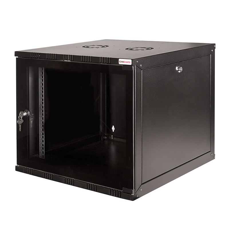 19" væg-rackskab - 15U 540x550mm (SOHO), Sort