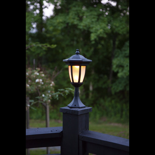 Star Trading Flamme 4-i-1 solcellelampe-sort