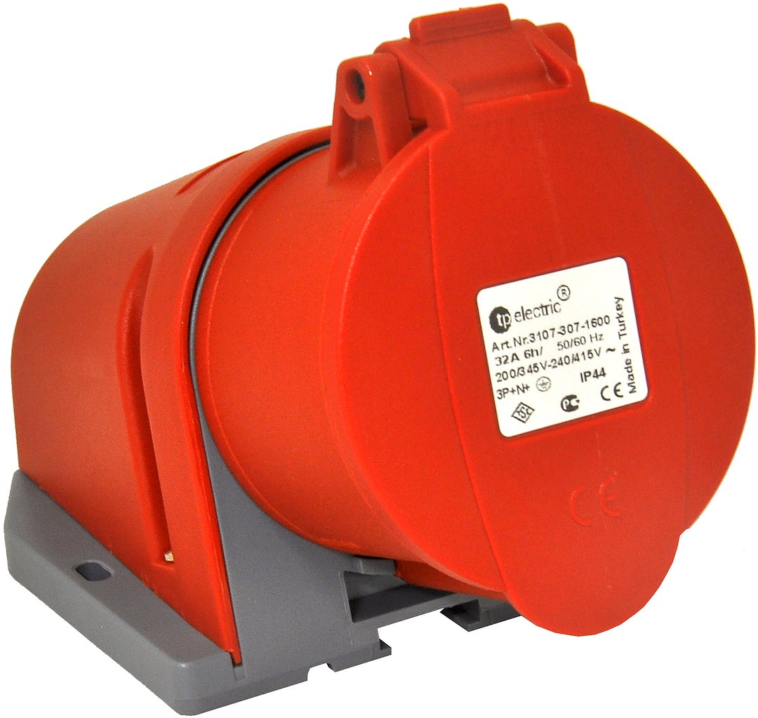 VÆGUDTAG 32A 3P+N+J 6H 400V
