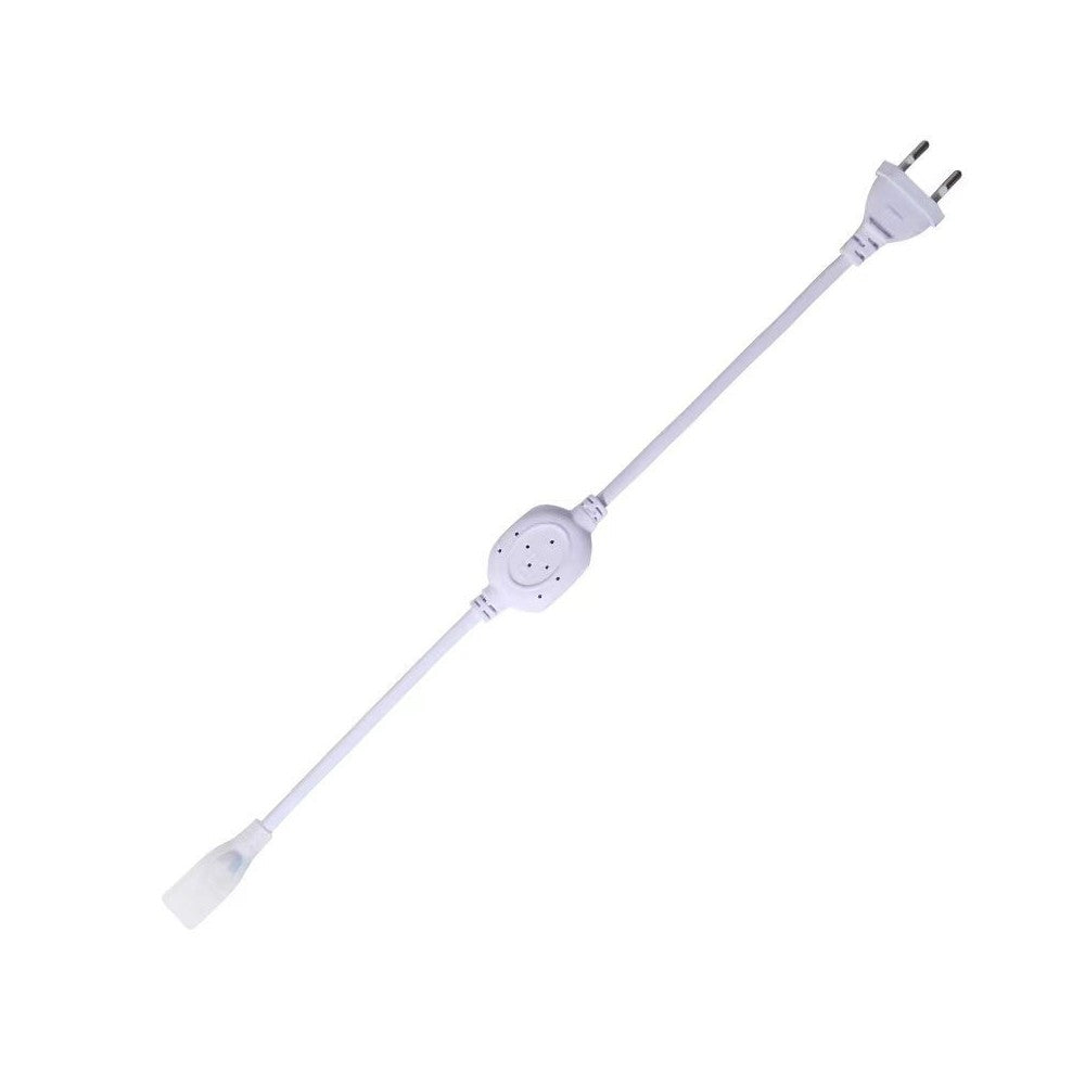 8x16 CLIP-ON Neon Flex LED lyskæde - IP67 beskyttelse, inkl. endeprop, 230V input