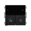 Simon 270 IO termostat til el-varme mat sort