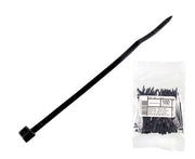 Kabelstrips - 2,5x60mm, Sort (100 stk.)