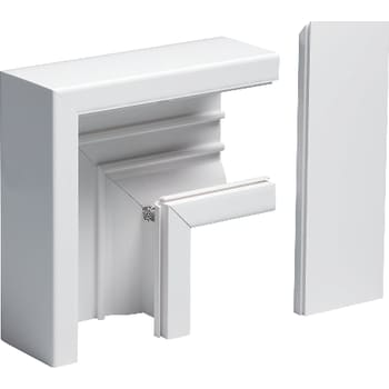 FLADVINKEL TEK-LS123 RAL9016 HVID