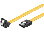HDD SATA kabel - 6GBit/s, SATA L > SATA L 90° ned (0,1m)