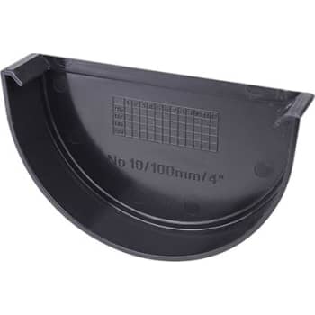 Plastmo endebund, 10" sort