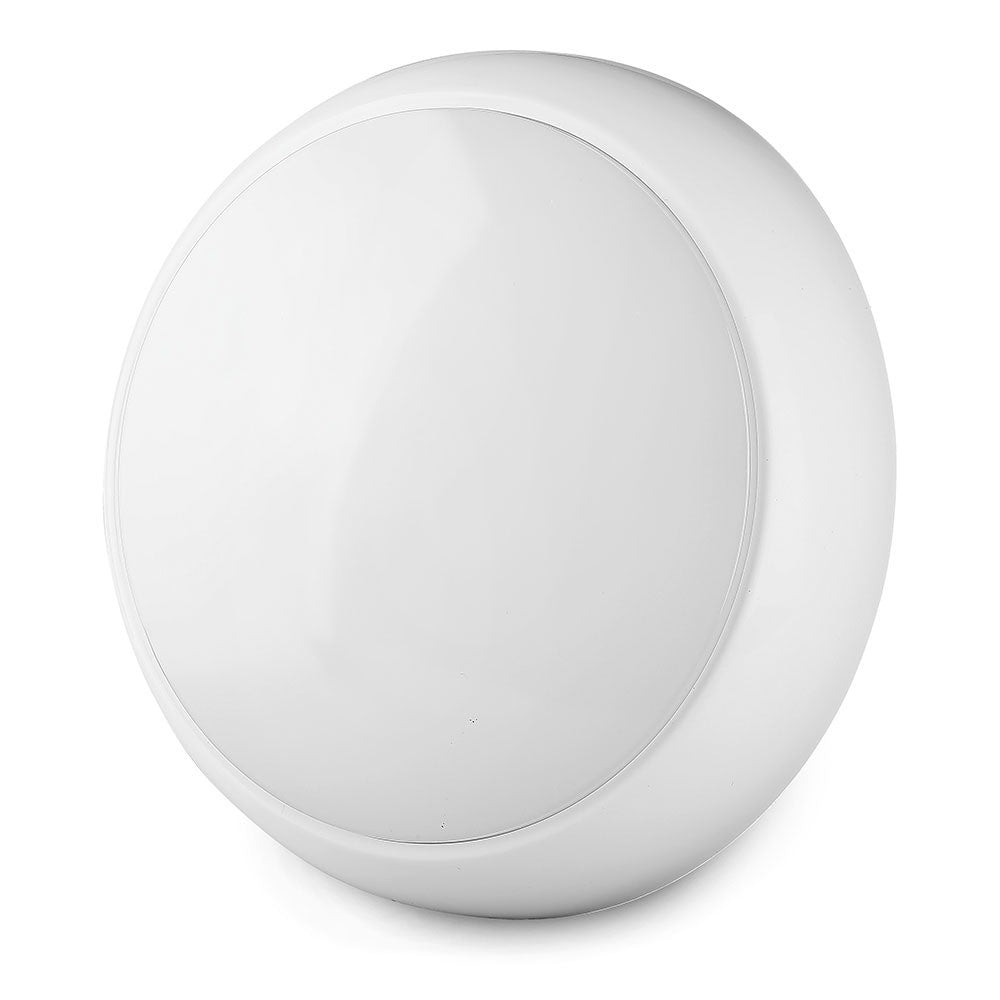 10W Fuldt Runde Dome Lys - Nødbatteri, Samsung Chip, 4000K, IP65, 720lm, RA80, 3 års garanti