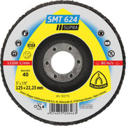 Slibetallerken SMT 624 Supra, stål og rustfrit stål, 125 mm, K40
