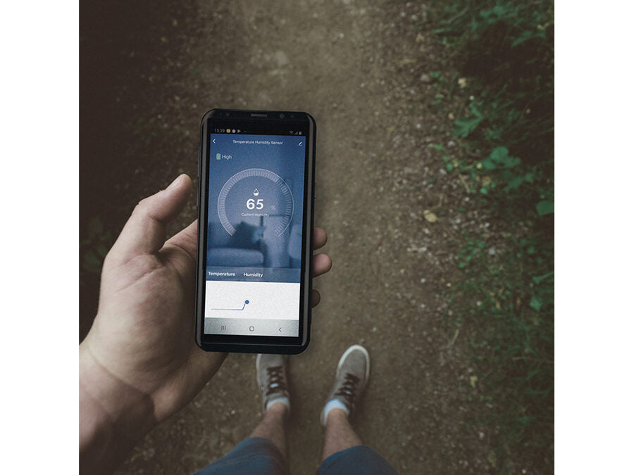 Wi-Fi temperatur- og fugtighedssensor, Tuya-kompatibel