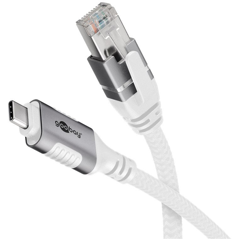 USB-C™ 3.1 til RJ45 netværkskabel, Hvid (1m)