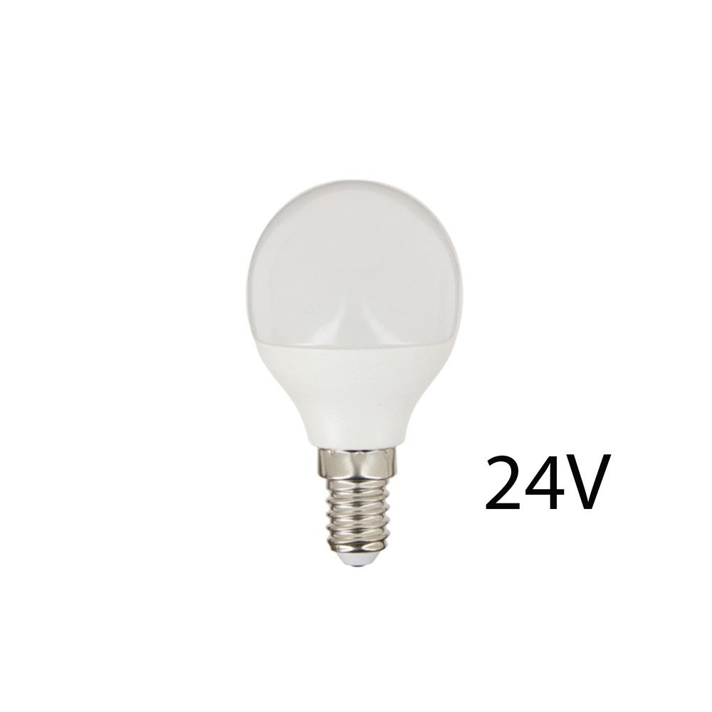 4,5W LED Pære - Erstatning for 35W - E14, 24V DC - 360lm - RA80