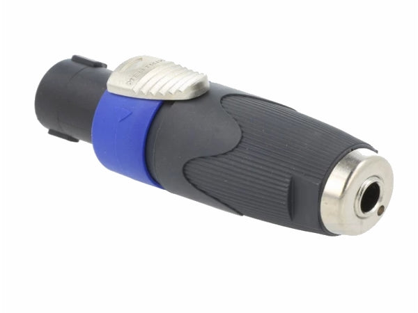 Adapter - SPEAKON hun til 6,35mm mono JACK hun