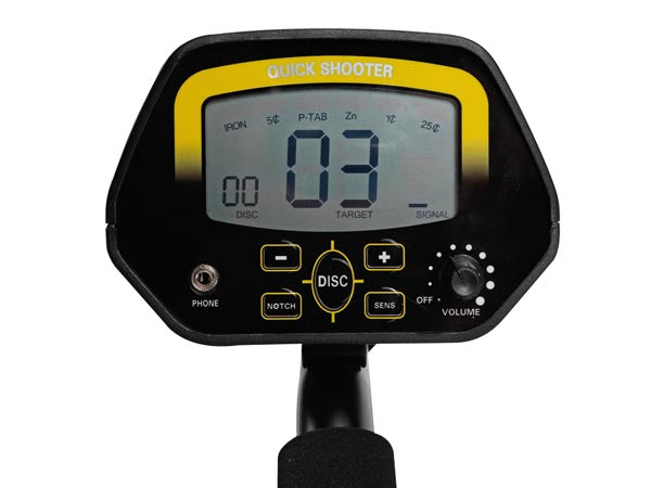 Prof. metaldetektor m. Digital LCD display