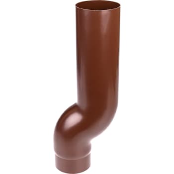 Plastmo nedførsel, Ø75mm, brun
