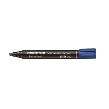 Staedtler permanent marker, skrå spids, blå