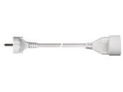 Forlængerledning - PinEarth, 3G1.5mm² Hvid (3m)