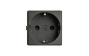 STIKKONTAKT+S SCHUKO 16A 1M ANTRACIT