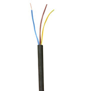 Plastkappeledning halogenfri Cca 3G1.5 sort R100