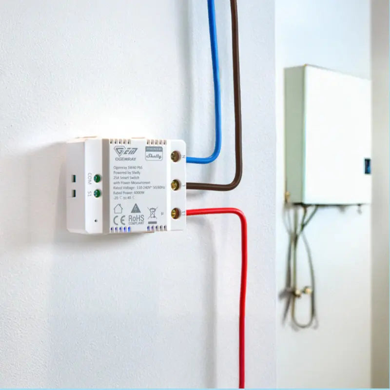 SMART RELAY 25A - POWERED BY SHELLY