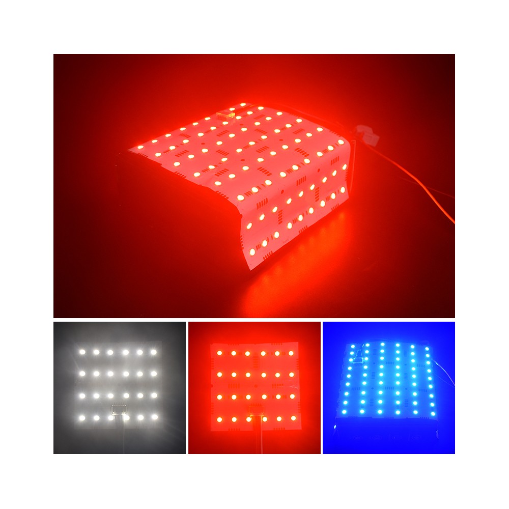 25x25 foldbar RGB+NW LED ark RA95, 17,5W - IP20, 24V - 900lm/m - RA94