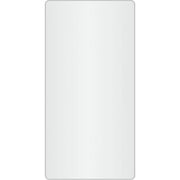 Loevschall Refine spejl med ramme, børstet aluminium, 45x90 cm