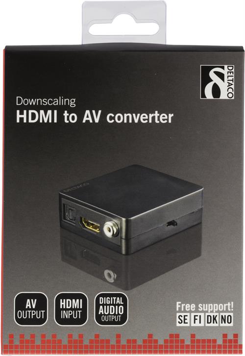 HDMI konverter - HDMI til Komposit video + audio