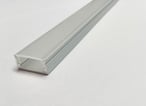 Alu profil 8 med opal cover - 2,5 m