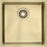 Lavabo Kubus 400 Soft køkkenvask, 44x44 cm, messing pvd